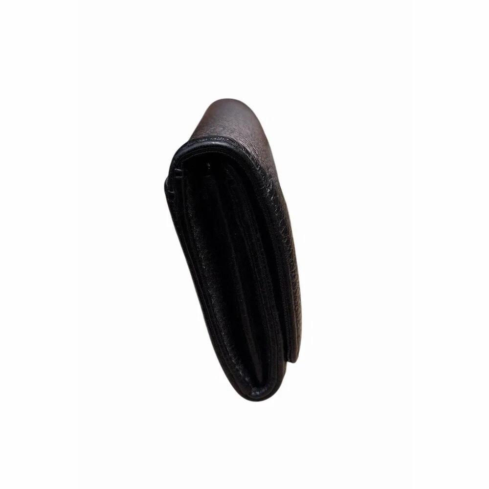 Michael Kors Black Fulton Flap Continental Wallet